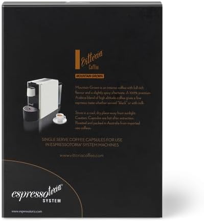 Vittoria Coffee Mountain Grown Espressotoria Capsules 78 g (Case of 12)  .au: Pantry Food & Drinks image 3