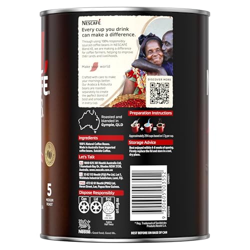 NESCAFE Blend 43 Original Instant Coffee 500g Tin NESCAFE