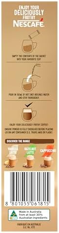 Nescafe Menu Caramel Latte Instant Coffee 12.5 g (Pack of 10)  .au: Pantry Food & Drinks image 6