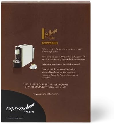 Vittoria Coffee Italian Blend Espressotoria System Capsules 78 g (Case of 12)  .au: Pantry Food & Drinks image 3