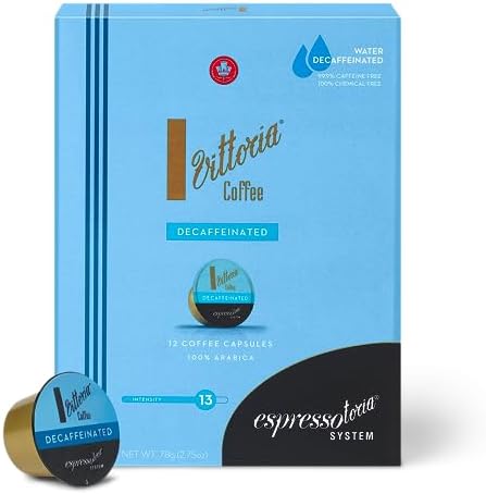 Vittoria Coffee Decaffeinated Espressotoria Capsules 78 g (Case of 12)  .au: Pantry Food & Drinks image 1