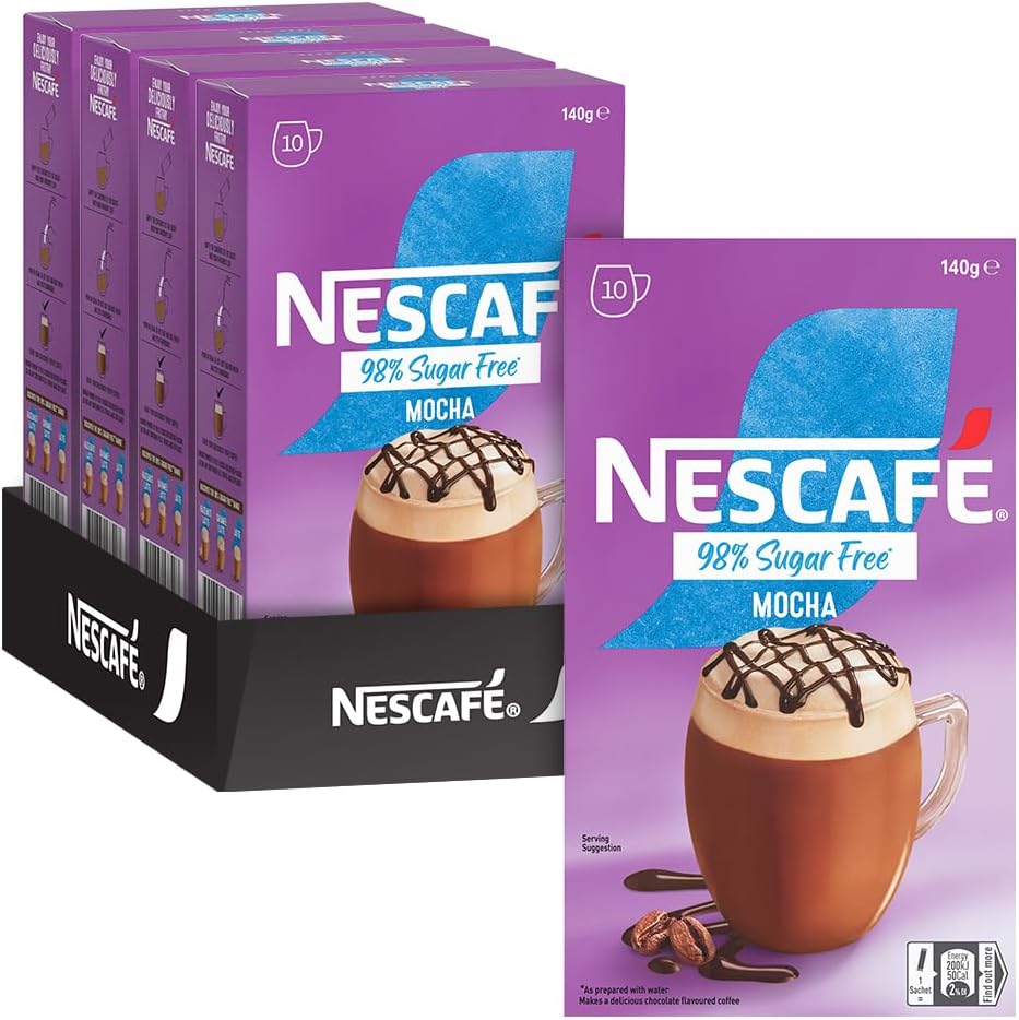 Nescafe Menu Caramel Latte Instant Coffee 12.5 g (Pack of 10)  .au: Pantry Food &amp; Drinks image