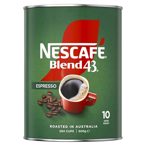 Nescafe Blend 43 Espresso Dark Roast and Original Instant Coffee Pack of 6
