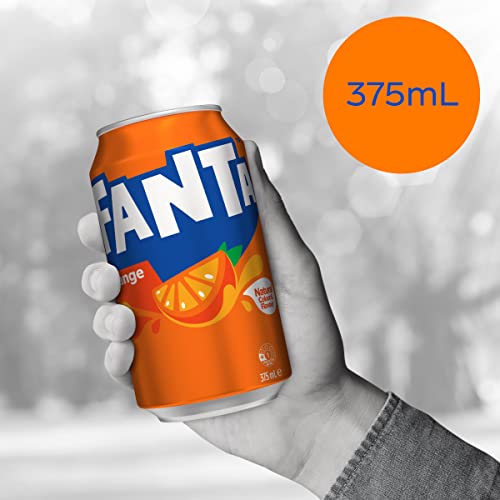 Fanta Orange Soft Drink Multipack Cans 24 x 375 ml
