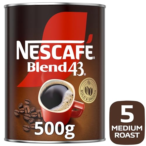 Nescafe Blend 43 Espresso Dark Roast and Original Instant Coffee Pack of 6