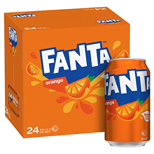 Fanta Orange Soft Drink Multipack Cans 24 x 375 ml