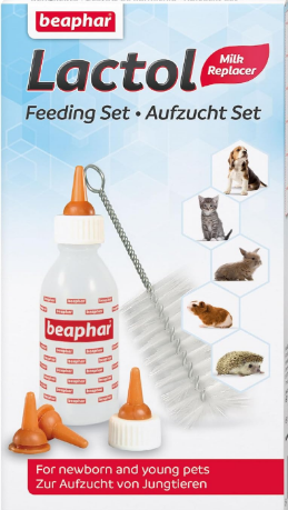 Beaphar Lactol Feeding Set - Complete Feeding Kit for Newborn Kittens, Puppies & Small Animals